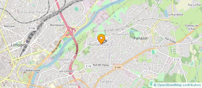 localisation de l'entreprise MADAME HANIA JAAFRI à PANAZOL