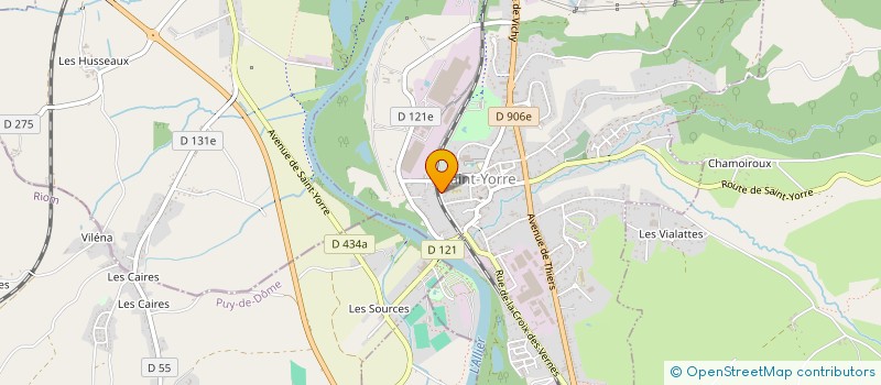 localisation de l'entreprise MADAME HANIA LARBI  SAINT-YORRE