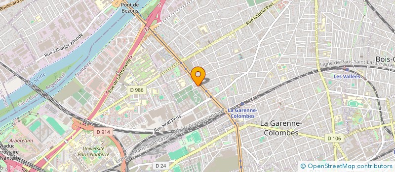 localisation de l'entreprise MADAME HANIA ZAZA  COLOMBES