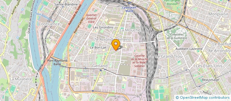 localisation de l'entreprise MADAME HANIA ZIGHEMI  LYON