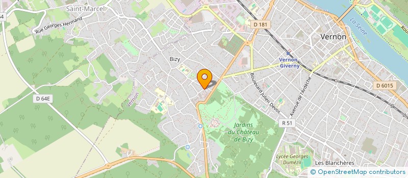 localisation de l'entreprise MADAME HANIFA BAGHDADI à VERNON