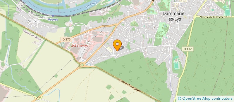 localisation de l'entreprise MADAME HANIFA BERRICHI à DAMMARIE-LES-LYS