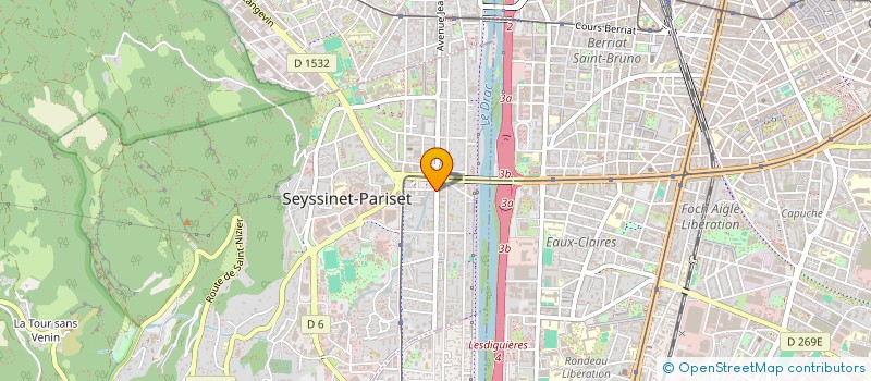 localisation de l'entreprise MADAME HANIFA HAMENNI  SEYSSINET-PARISET