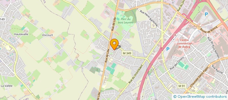 localisation de l'entreprise MADAME HANIFA MEZIANI  TOURCOING