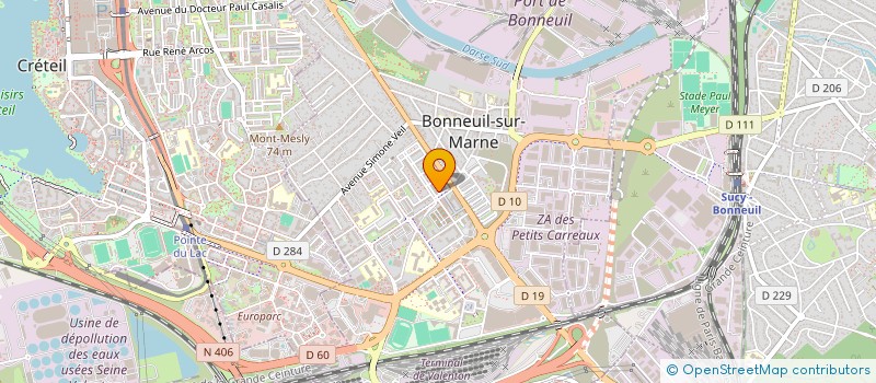 localisation de l'entreprise MADAME HANIFA NAILA ZIRIAT  BONNEUIL-SUR-MARNE