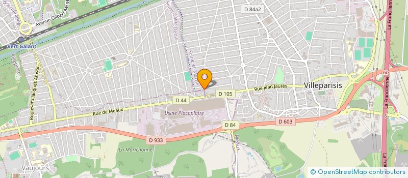 localisation de l'entreprise MADAME HANIFA SEKRANE  VILLEPARISIS