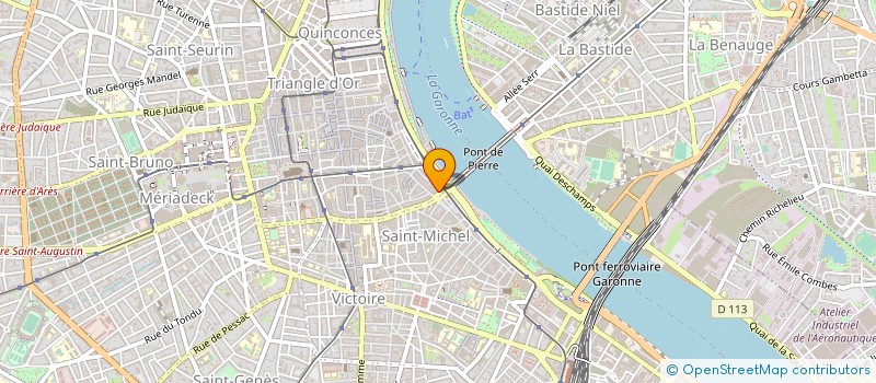 localisation de l'entreprise MADAME HANIFE SOZER à BORDEAUX