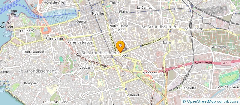 localisation de l'entreprise MADAME HANINE ALWASTI  MARSEILLE