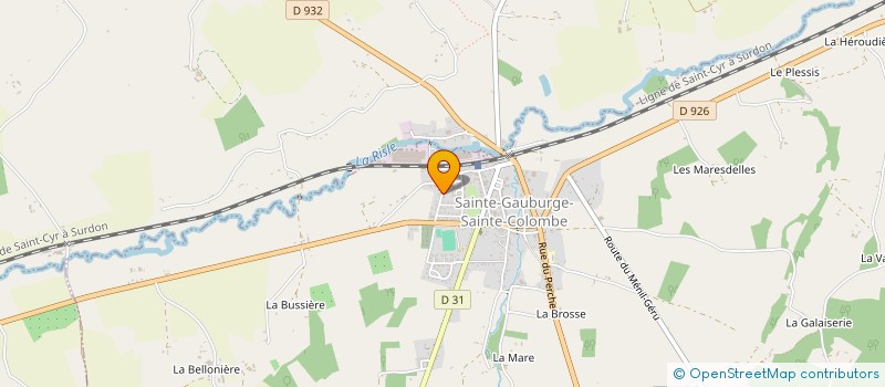 localisation de l'entreprise MADAME HANISSA FOUCHIER à SAINTE-GAUBURGE-SAINTE-COLOMBE