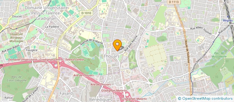 localisation de l'entreprise MADAME HANITRA BAKOLALANA RAKOTOMANIRAKA  TALENCE