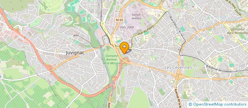 localisation de l'entreprise MADAME HANITRARIVO RAZAFIARIMANANA à MONTPELLIER