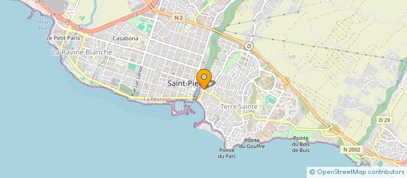 localisation de l'entreprise MADAME HANITRINIAINA ANDRIANANTOANDRO à SAINT-PIERRE