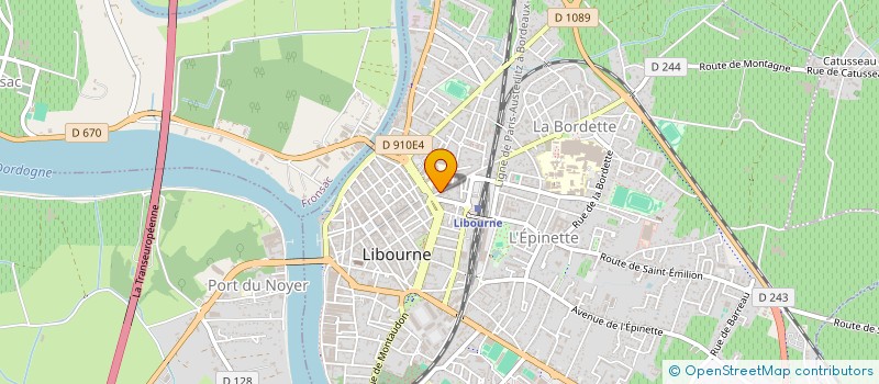 localisation de l'entreprise MADAME HANITRINIALA RANDRIAMORA à LIBOURNE