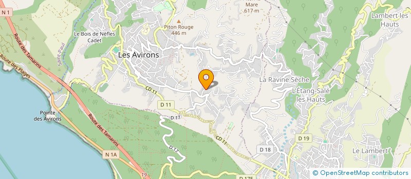 localisation de l'entreprise MADAME HANNA AMODJEE  LES AVIRONS