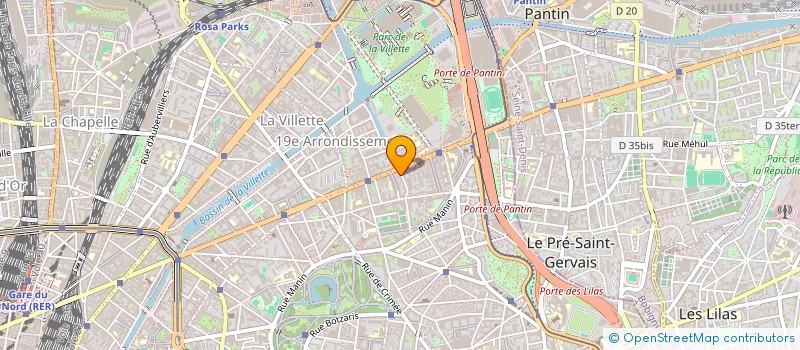 localisation de l'entreprise MADAME HANNA ANTHONY  PARIS