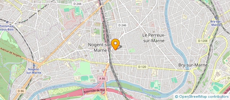 localisation de l'entreprise MADAME HANNA BEN AISSA  LE PERREUX-SUR-MARNE