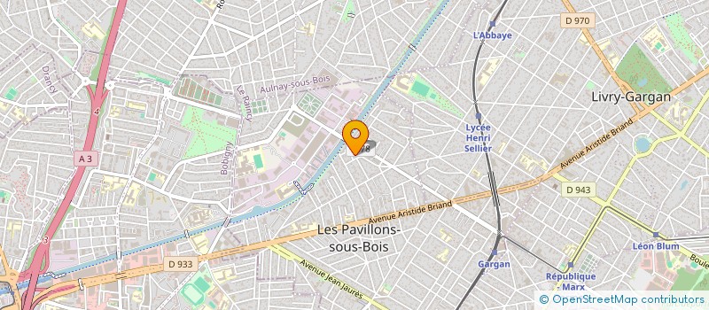 localisation de l'entreprise MADAME HANNA BENCHETRIT  LES PAVILLONS-SOUS-BOIS