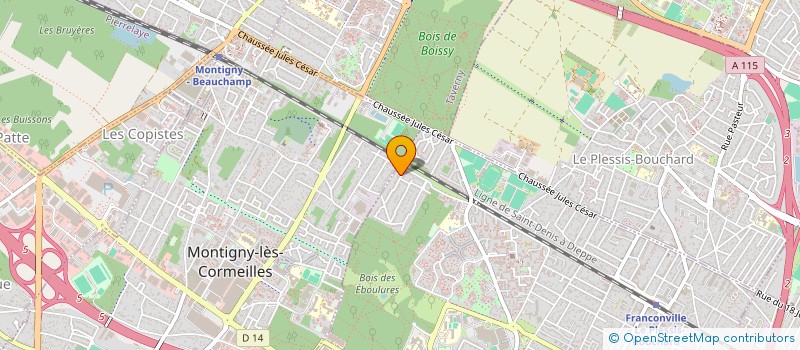 localisation de l'entreprise MADAME HANNA BENLARBI  FRANCONVILLE