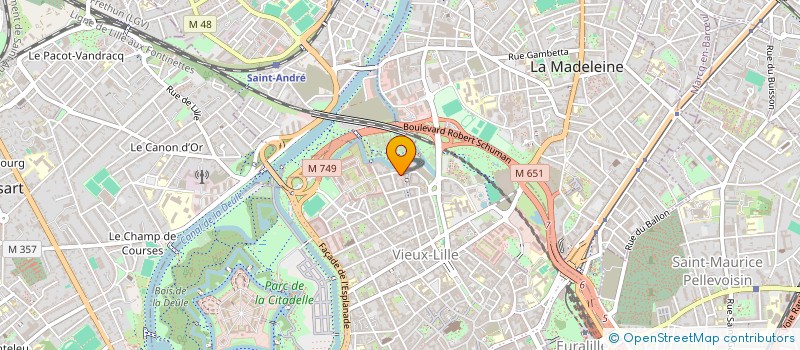 localisation de l'entreprise MADAME HANNA BERTRAND à LILLE
