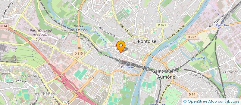 localisation de l'entreprise MADAME HANNA EL ACCAD  PONTOISE