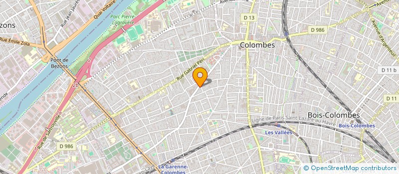 localisation de l'entreprise MADAME HANNA FALECKA à COLOMBES