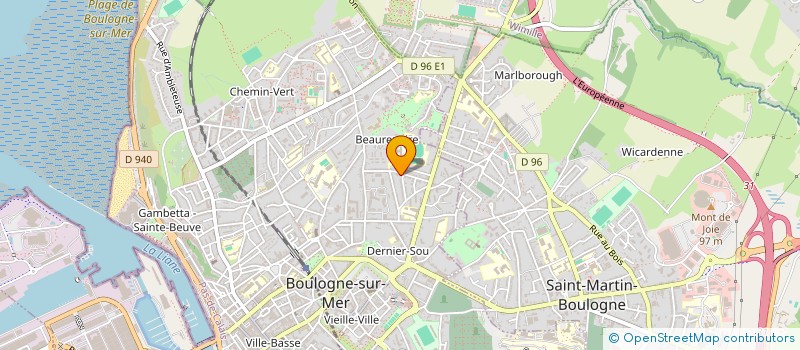 localisation de l'entreprise MADAME HANNA FEDORENKO  BOULOGNE-SUR-MER