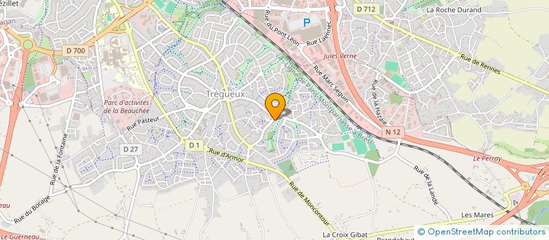 localisation de l'entreprise MADAME HANNA IDRES  TREGUEUX