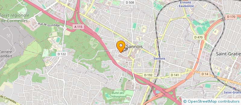 localisation de l'entreprise MADAME HANNA-KARINA ZOUA  SANNOIS