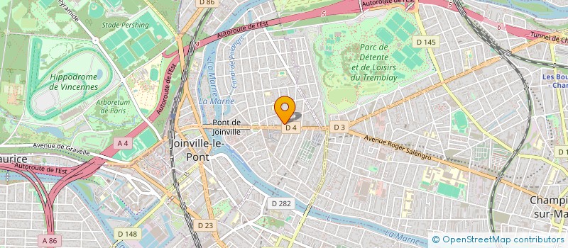 localisation de l'entreprise MADAME HANNA LEBEDZEVA  JOINVILLE-LE-PONT