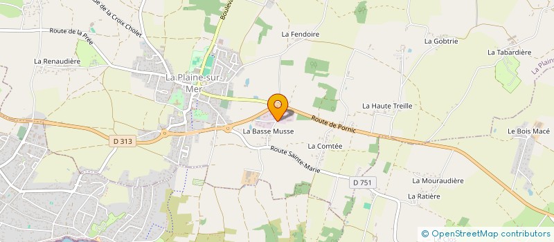 localisation de l'entreprise MADAME HANNA LUKAS à LA PLAINE-SUR-MER