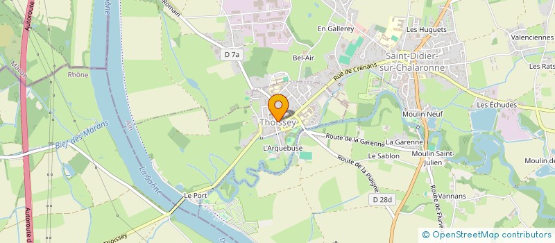 localisation de l'entreprise MADAME HANNA MALASHENKO  THOISSEY