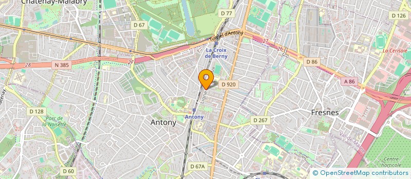 localisation de l'entreprise MADAME HANNA MEGAOUEL à ANTONY