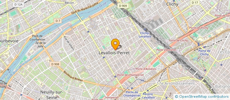 localisation de l'entreprise MADAME HANNA-OPHELIE UZAN à LEVALLOIS-PERRET