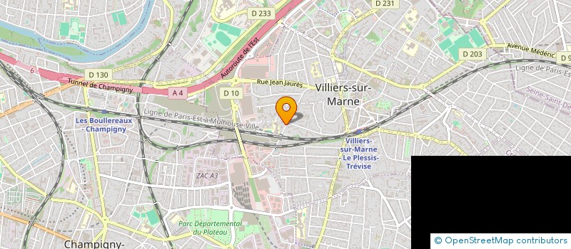localisation de l'entreprise MADAME HANNA PEREZ à VILLIERS-SUR-MARNE