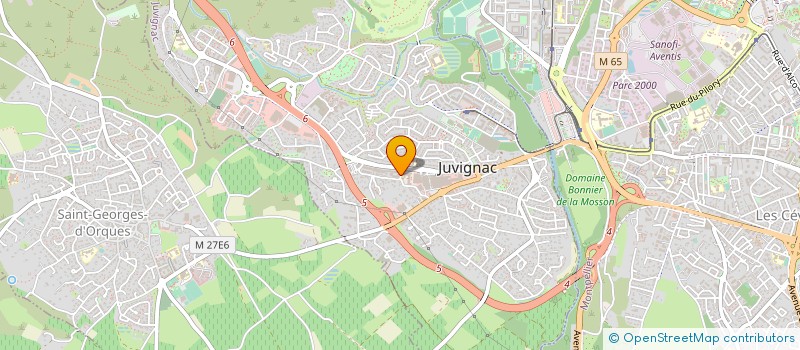 localisation de l'entreprise MADAME HANNA RISE à JUVIGNAC