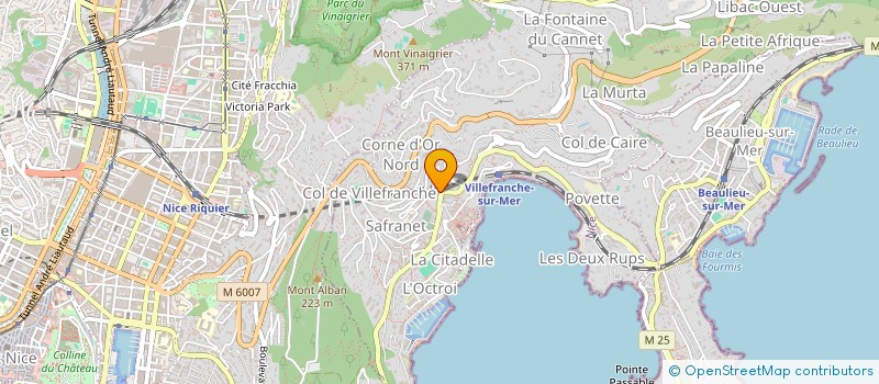 localisation de l'entreprise MADAME HANNA RUDENKO à VILLEFRANCHE-SUR-MER