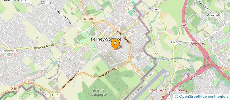 localisation de l'entreprise MADAME HANNA RYBCHYNSKA à FERNEY-VOLTAIRE