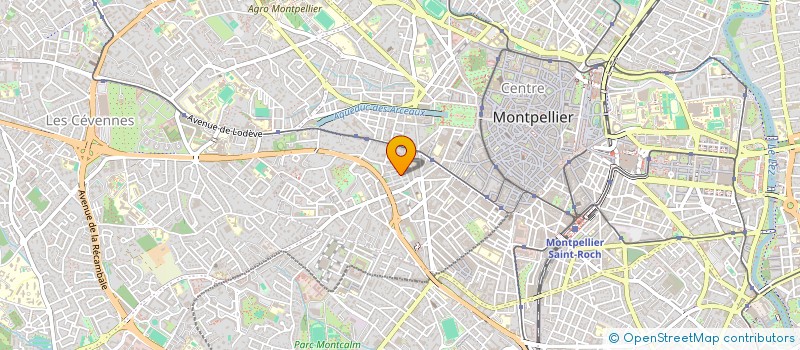 localisation de l'entreprise MADAME HANNA SILVA à MONTPELLIER
