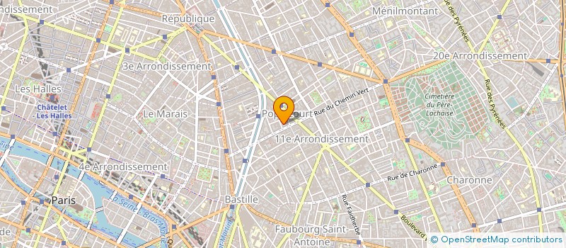 localisation de l'entreprise MADAME HANNA VIDAL  PARIS