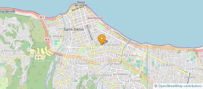 localisation de l'entreprise MADAME HANNAA AMODE ADAME à SAINT-DENIS