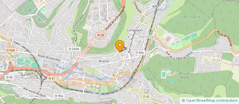 localisation de l'entreprise MADAME HANNAH ABDELLAH-PITTE  DARNETAL