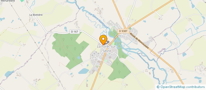 localisation de l'entreprise MADAME HANNAH BARANTIN à LA FORET-SUR-SEVRE