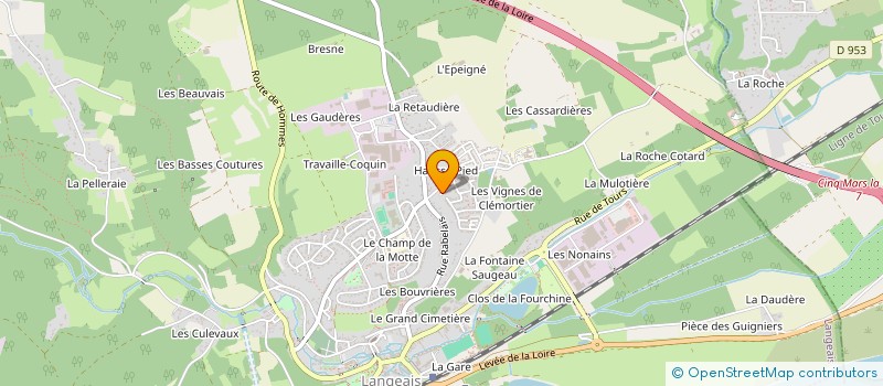 localisation de l'entreprise MADAME HANNAH BENSOUSSAN  LANGEAIS