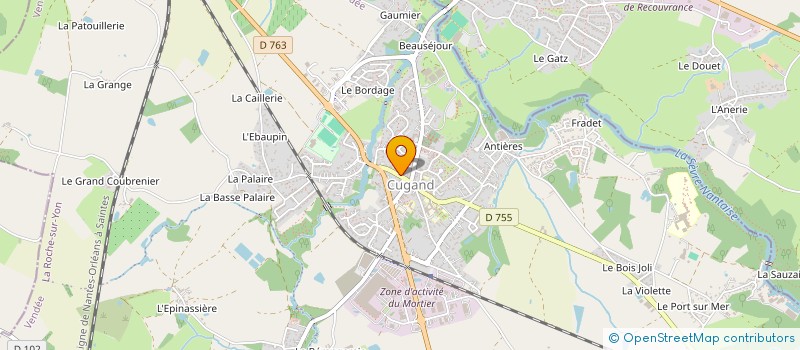 localisation de l'entreprise MADAME HANNAH BIRCH  CUGAND-LA-BERNARDIERE