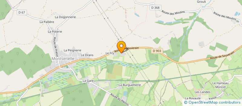 localisation de l'entreprise MADAME HANNAH BLUNDELL  MONTSENELLE