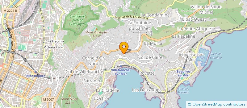 localisation de l'entreprise MADAME HANNAH BROOK à VILLEFRANCHE SUR MER