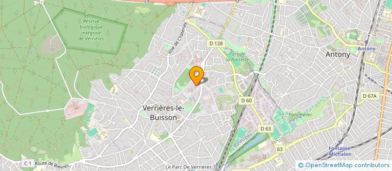 localisation de l'entreprise MADAME HANNAH CAUVIN  VERRIERES-LE-BUISSON