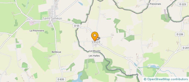 localisation de l'entreprise MADAME HANNAH DALEY  COUESMES-VAUCE