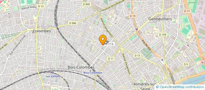 localisation de l'entreprise MADAME HANNAH DEMERSEMAN à BOIS COLOMBES