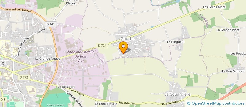 localisation de l'entreprise MADAME HANNAH DROUET à GOURHEL